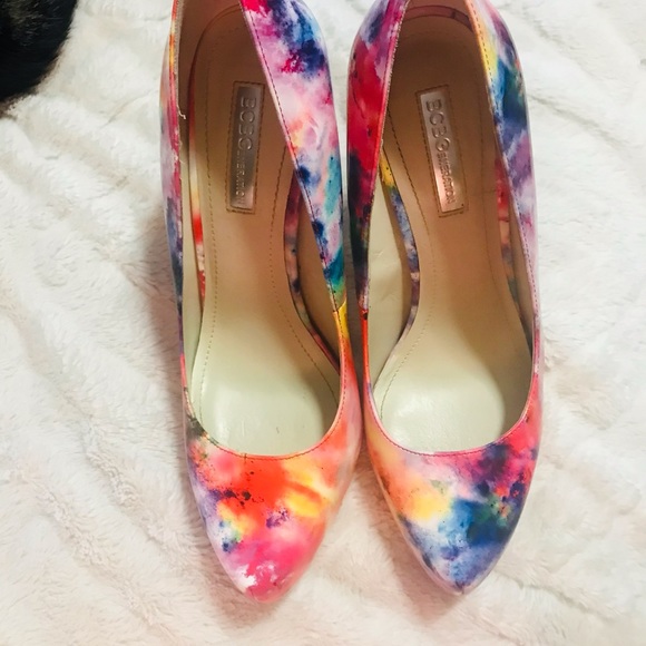 Floral platform heels size 9 - Picture 8 of 9